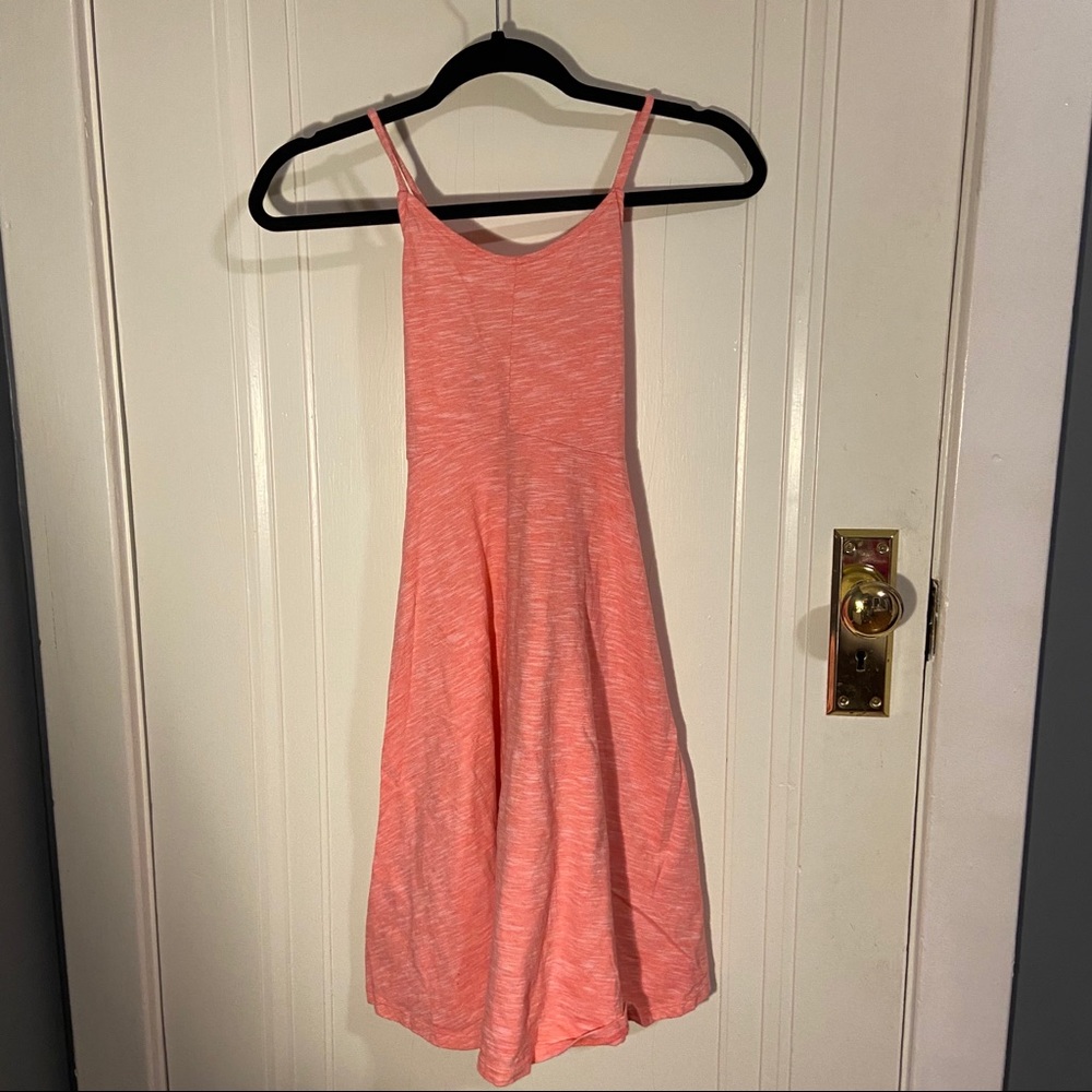 Old Navy Coral Heathered Dress